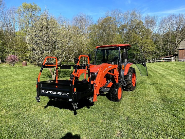 BigToolRack Ultimate Rack Skid Steer Quick Hitch Combo