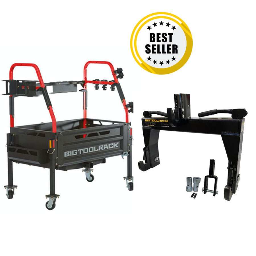 Ultimate Rack with Quick Hitch combo - red