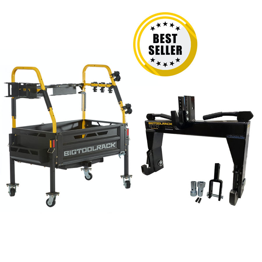 Ultimate Rack with Quick Hitch combo - yellow