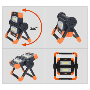 20W COB Rechargeable Folding Work Light With Magnet