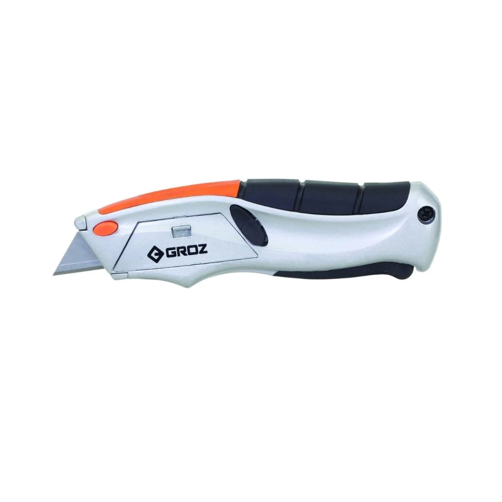 Groz Heavy Duty Retractable Utility Knife