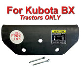 PTO Link™ Compact System – Lift Arm Stabilizer Replacement Plate Kit (REQUIRED ONLY for Kubota BX Tractors)