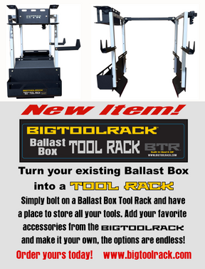 PRE ORDER & SAVE!!! Standard Ballast Box Tool Rack System By Bigtoolrack (EST 4-6 week lead time)