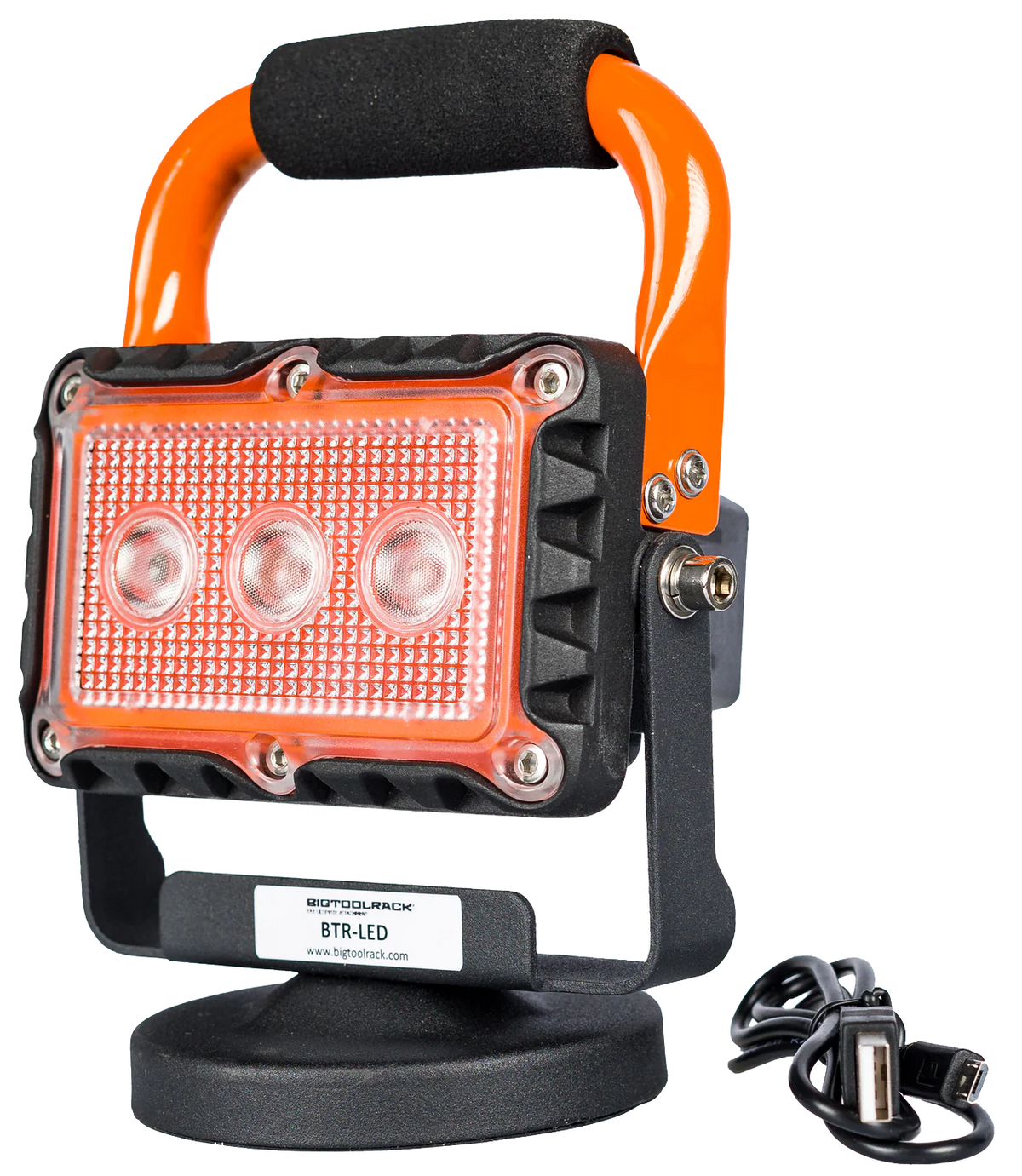 LED 9W Rechargeable Work Light With Magnetic Base Work Site Lamp