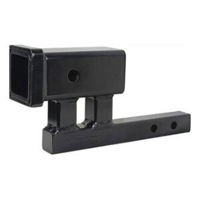 Bidach 1-1/4" To 2" Hitch Adapter, 1.25" To 2" Hitch Adapter, Black, Carbon Steel, Compatible With Car, Truck, Van, Towing Receivers, Hitch Mounts