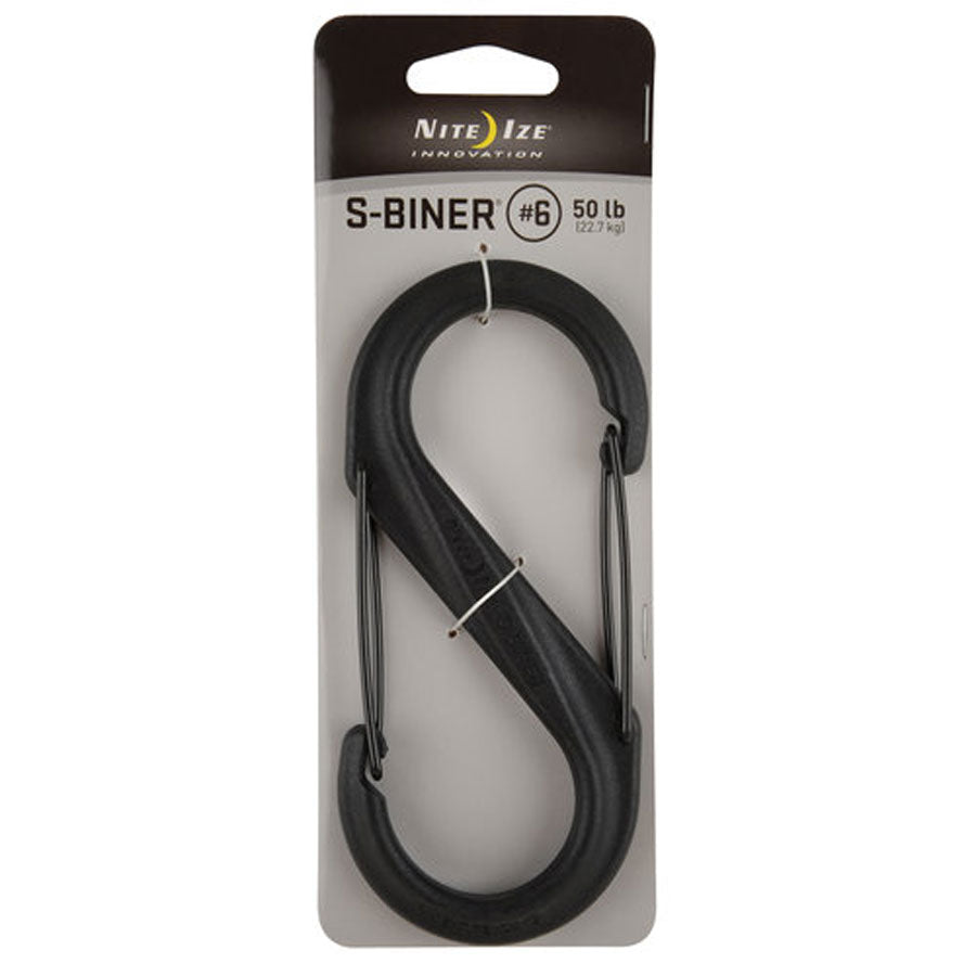 S-Biner 6 - Plastic Double-Gated Carabiner 50 lb.