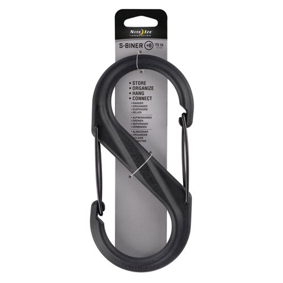 S-Biner 8 - Plastic Double-Gated Carabiner 75 lb.