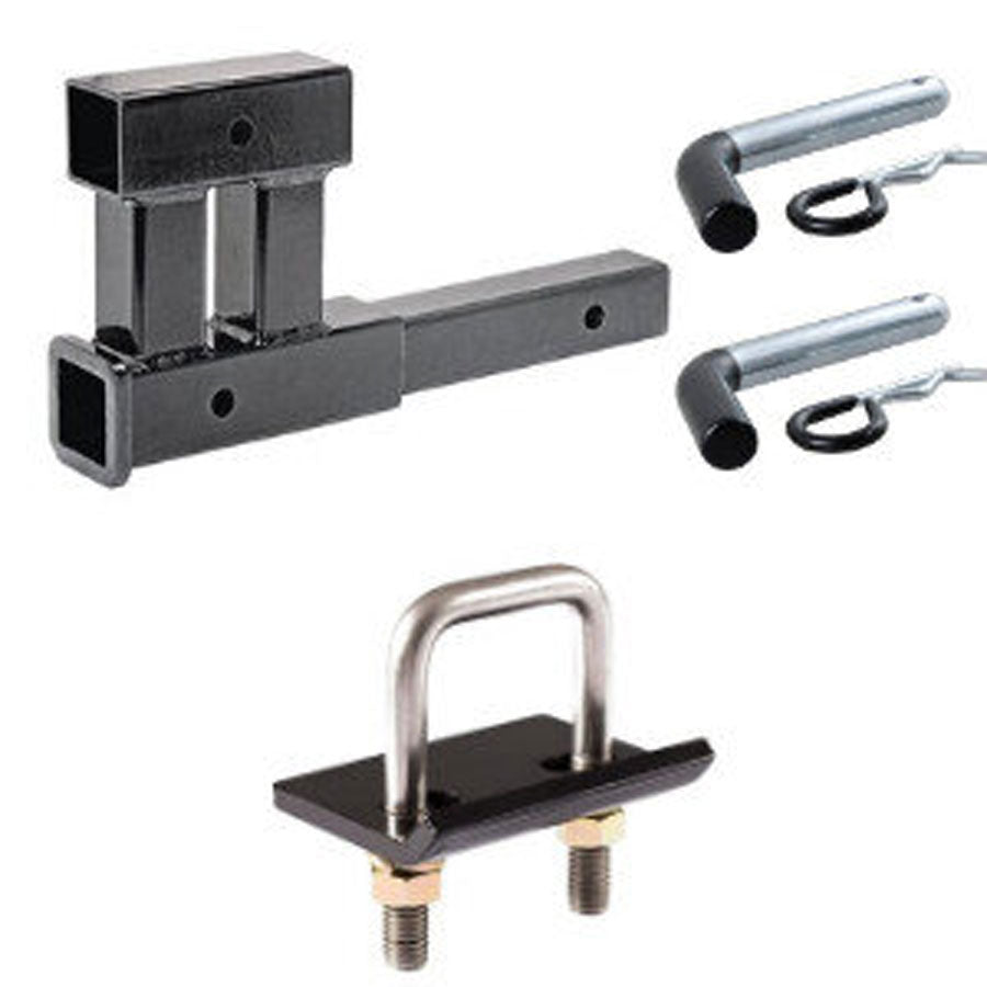 Dual 2 Inch Hitch Extender Kit